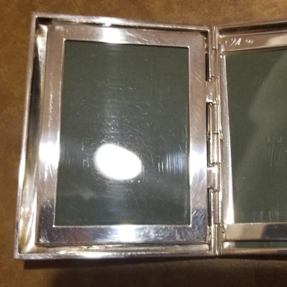 ITALIAN MONICA RICH KOSANN ENGRAVED FLORAL SILVER 4 IMAGE CASE FRAME PHOTO ALBUM - Picture 15 of 15